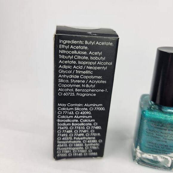Cirque Nail Polish "Cerrillos" NEW Blue Glitter Shimmer Holo Iridescent Lacquer - Picture 7 of 8